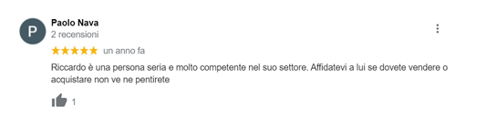 Recensione Google 5 stelle di Paolo Nava Recensione Google di Paolo Nava